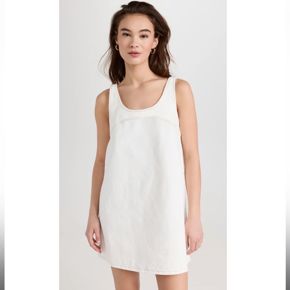 FRAME Micro Flare Denim Dress